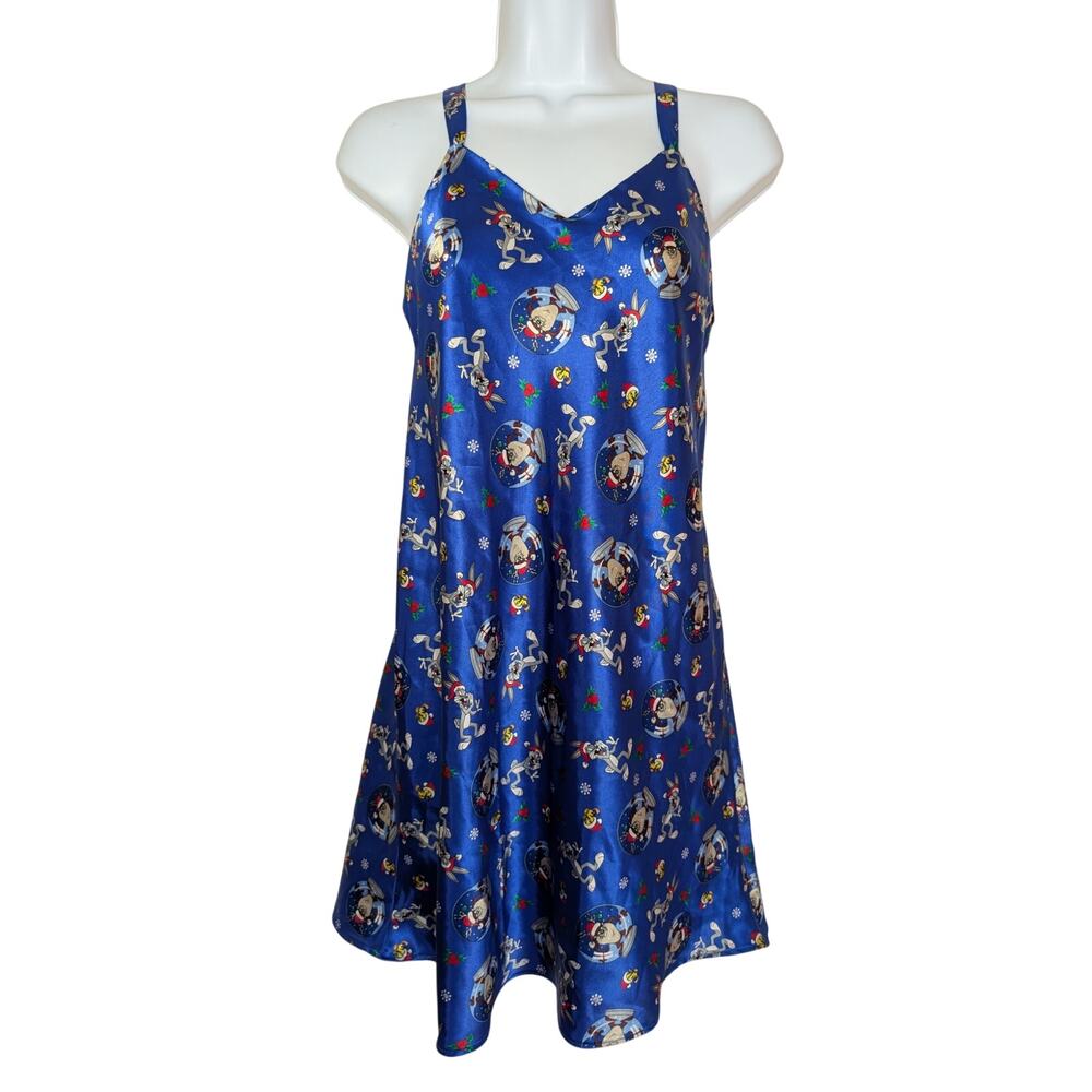 Warner Bros Women Intimates & Sleepwear, 90's Looney Tunes Christmas Chemise, S